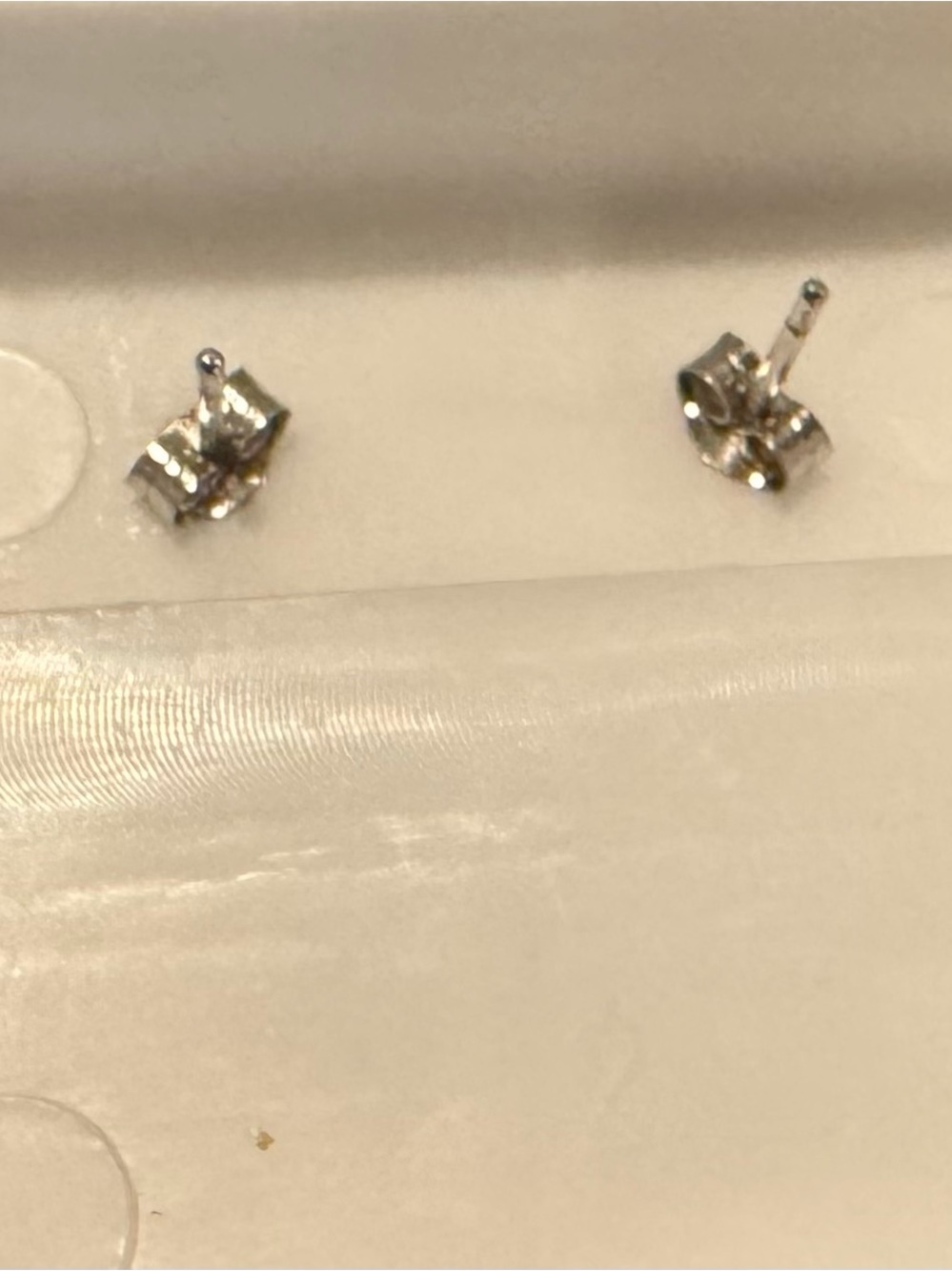 0.2ct GRA Moissanite Stud Earrings in 925 Sterling Silver - Picture 6 of 8